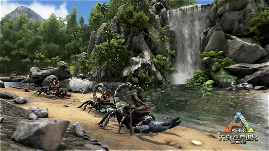 专业的石头采集者，《方舟：生存进化》手游星尾兽对玩家很有用