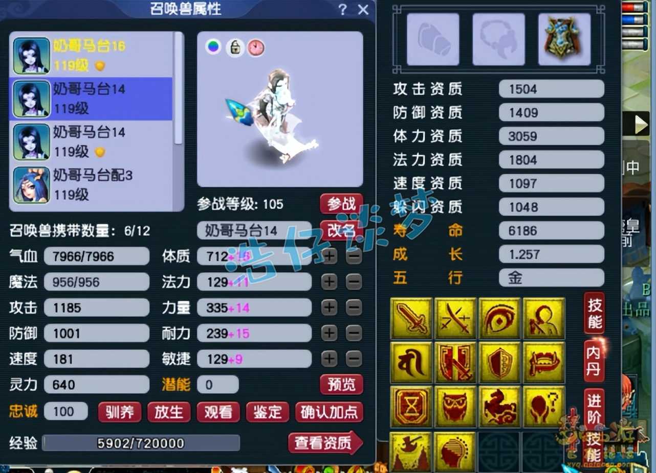 梦幻西游：109最强物理系，3件装备无符2600伤，宝宝碾压服战宠