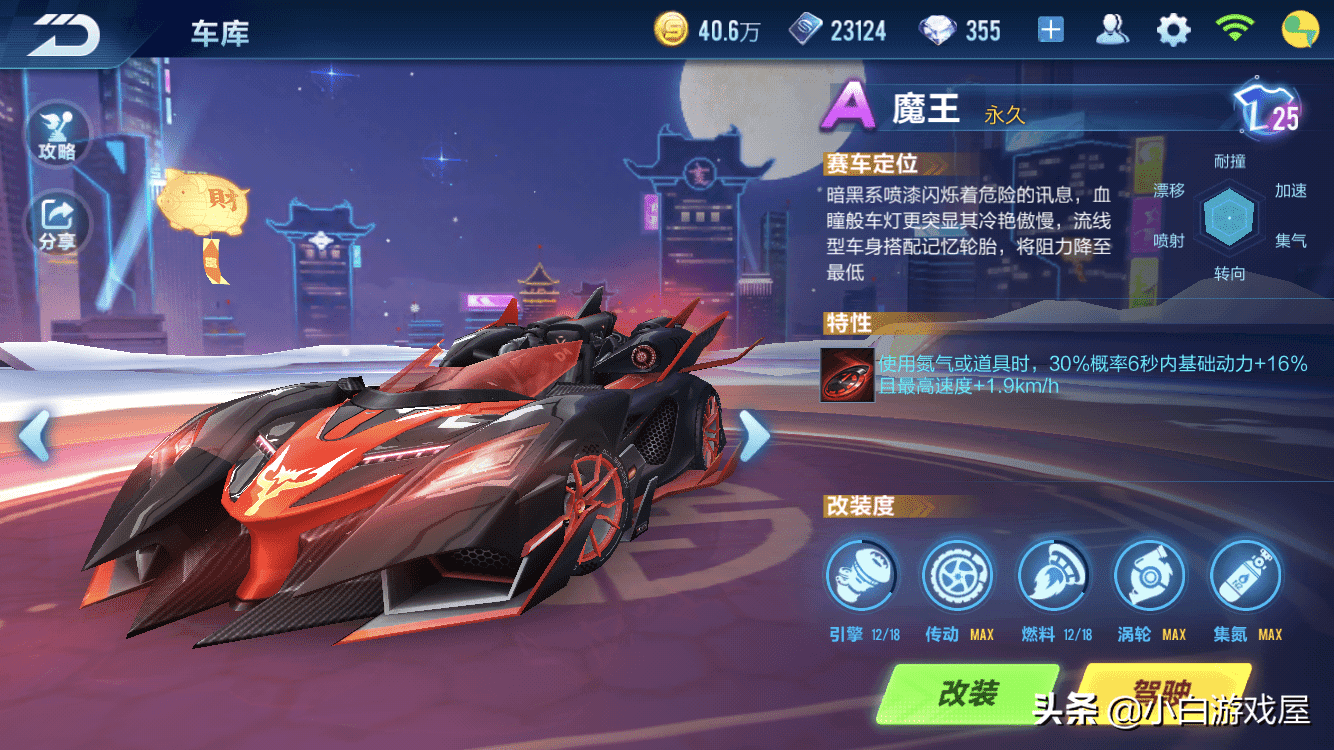 QQ飞车手游：竞速实战A车选择排名，极光与雪狐成为平民首选