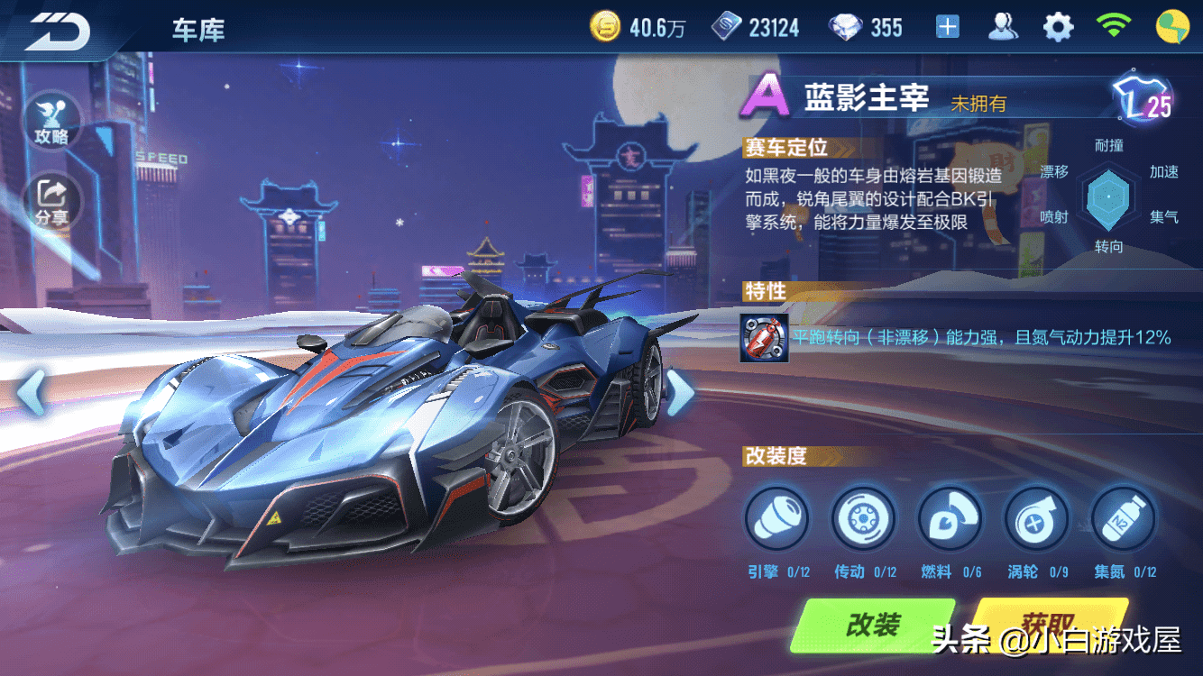 QQ飞车手游：竞速实战A车选择排名，极光与雪狐成为平民首选