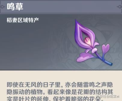 原神2.8鸣草在哪里采集-鸣神草采集路线介绍