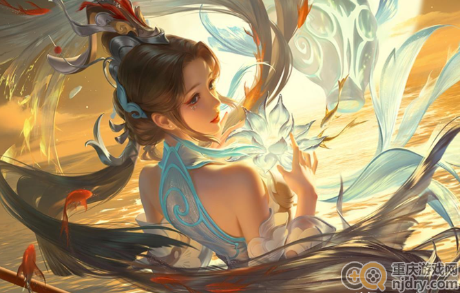 王者荣耀大乔新皮肤太美了-要是长得丑那就是随便拿捏