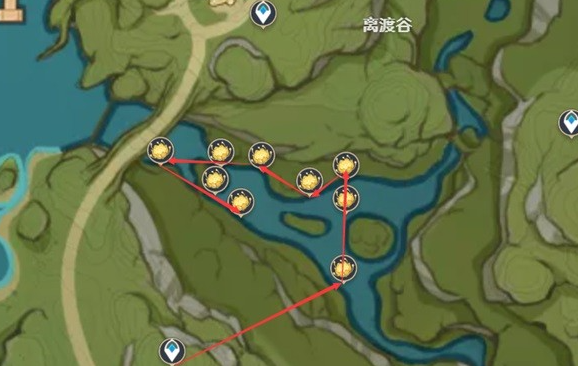 原神月莲在哪里采集最多-须弥地区特产月莲的采集路线一览