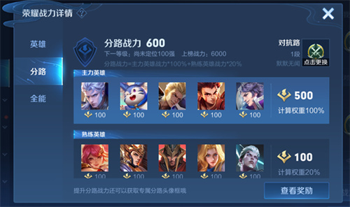 王者荣耀分路段位怎么算的-分路段位计算方法介绍